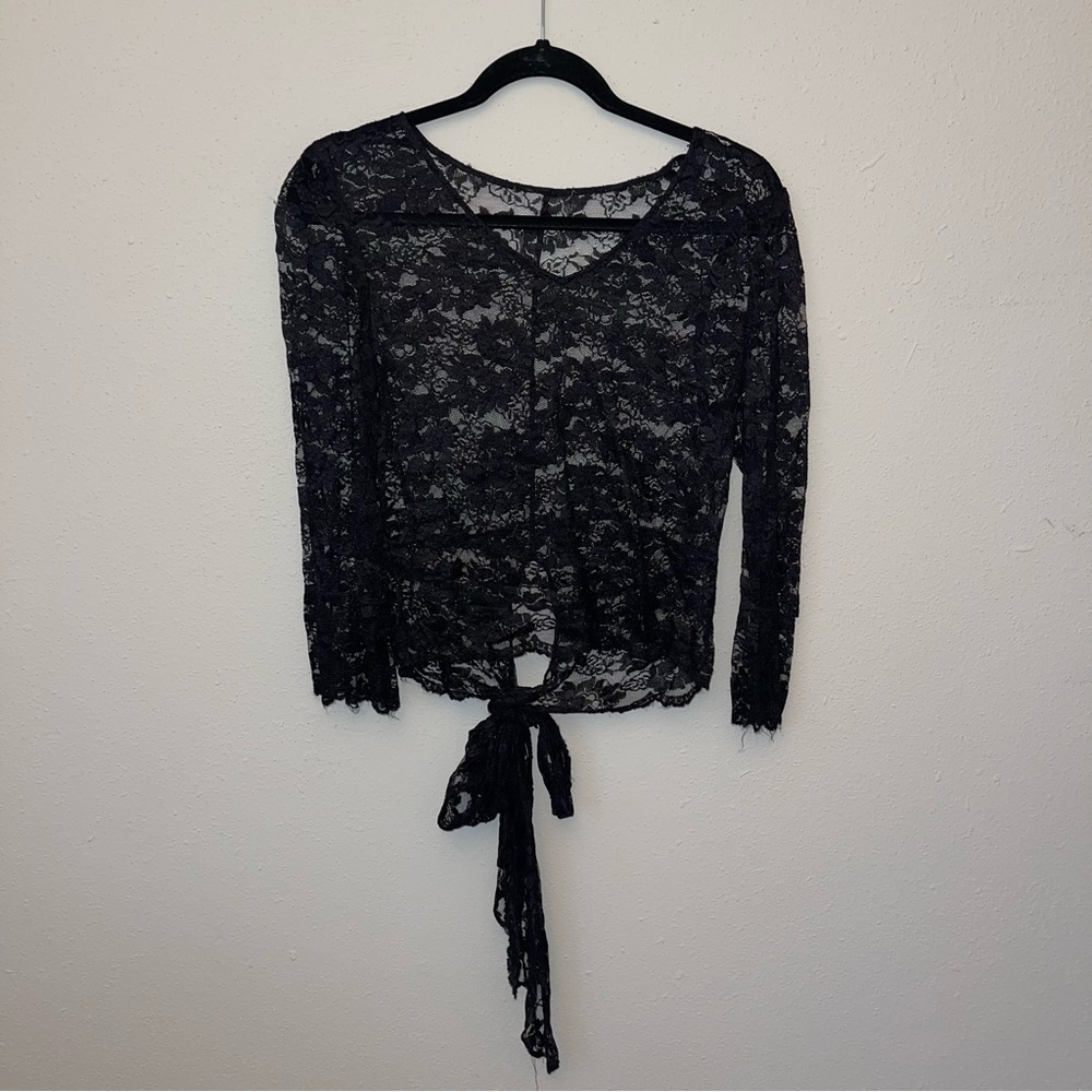 Black Lace Top